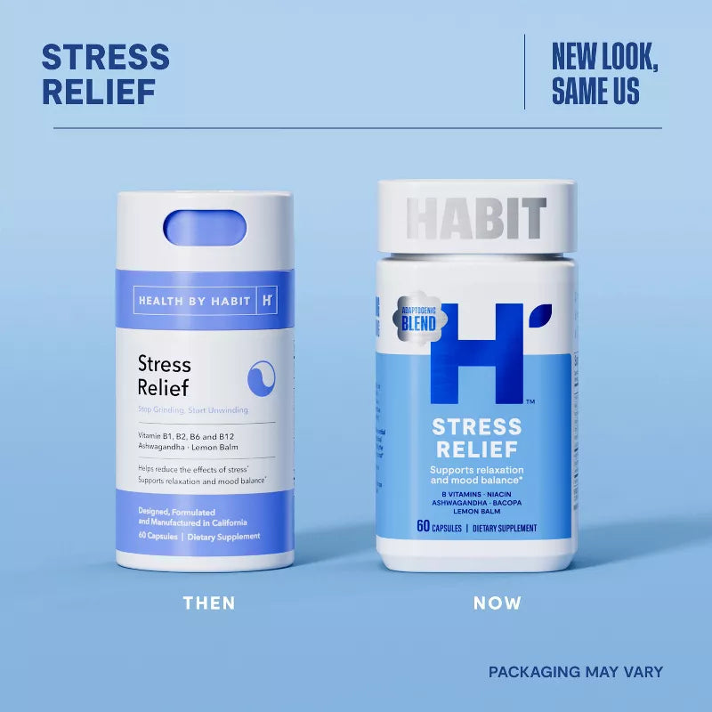 Stress Relief Capsules (Capsulas para aliviar estrés)